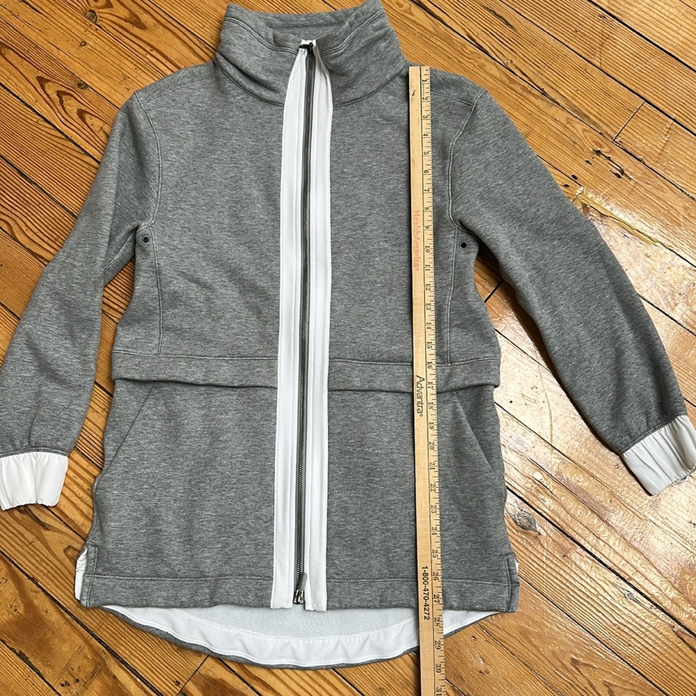 Lululemon Full Zip Jacket 8 Gray - Picture 11 of 14